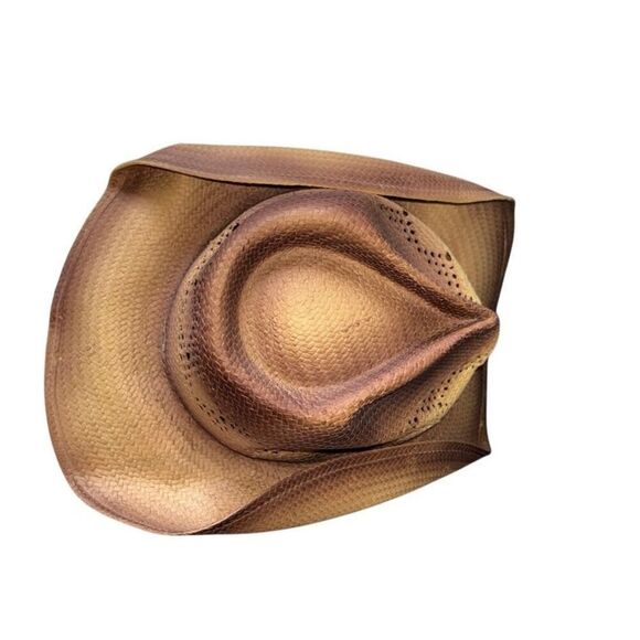Peter Grimm Raffia Straw Cowboy Hat - Picture 2 of 11